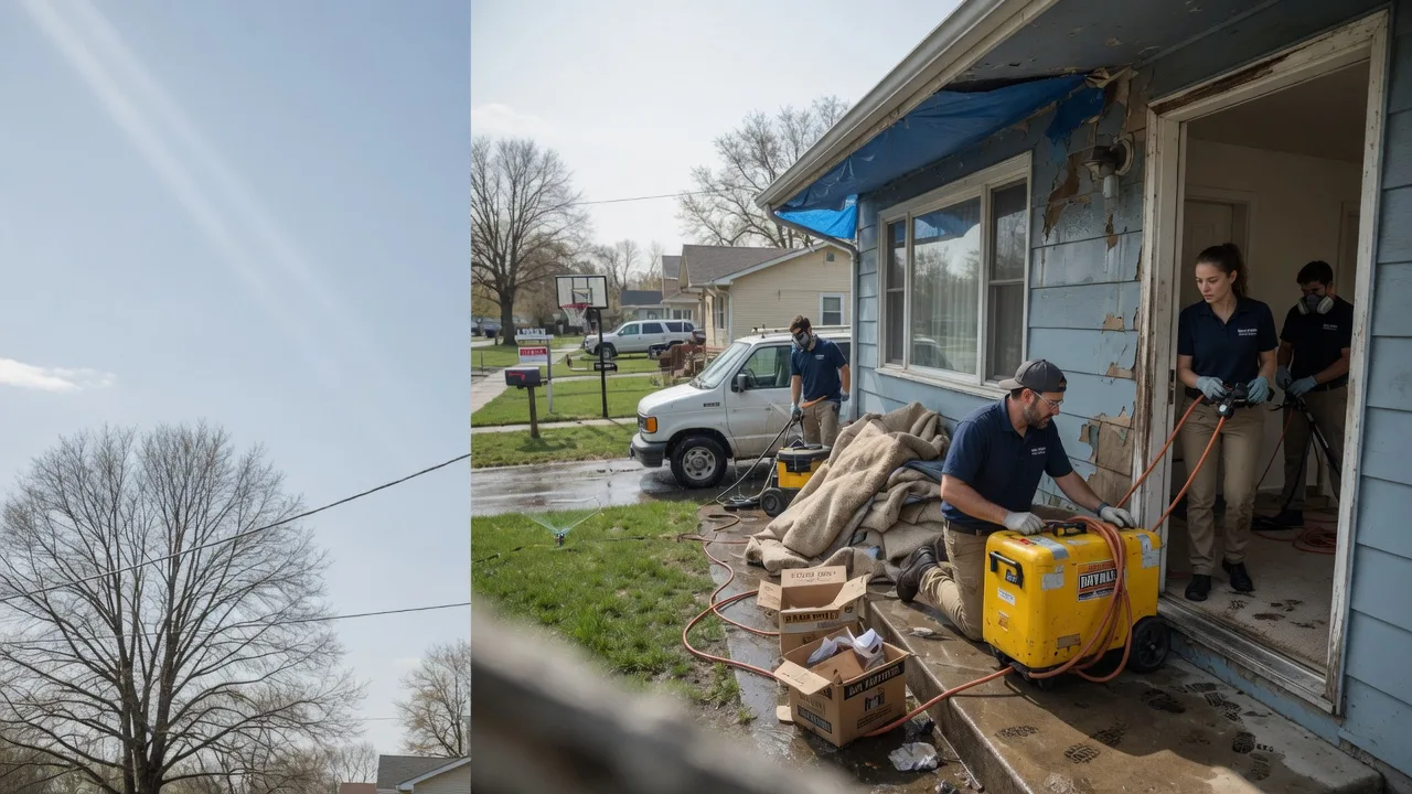 Basement Flood Cleanup in Union, NE near me